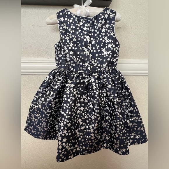 Pippa & Julie dress, Navy and Silver Stars - Picture 2 of 3